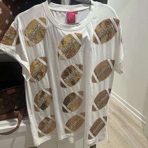 NEW QOS FOOTBALL TEE